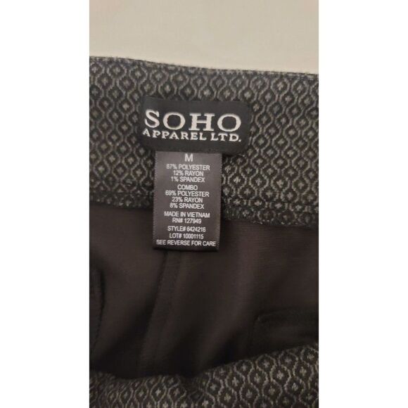 Soho Apparel Ponte Pants Women's Medium - Picture 3 of 5